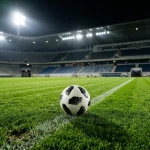 Fußball auf dem Rasen eines hell beleuchteten Stadions bei Nacht für die WM 2026 Gruppe C Analyse